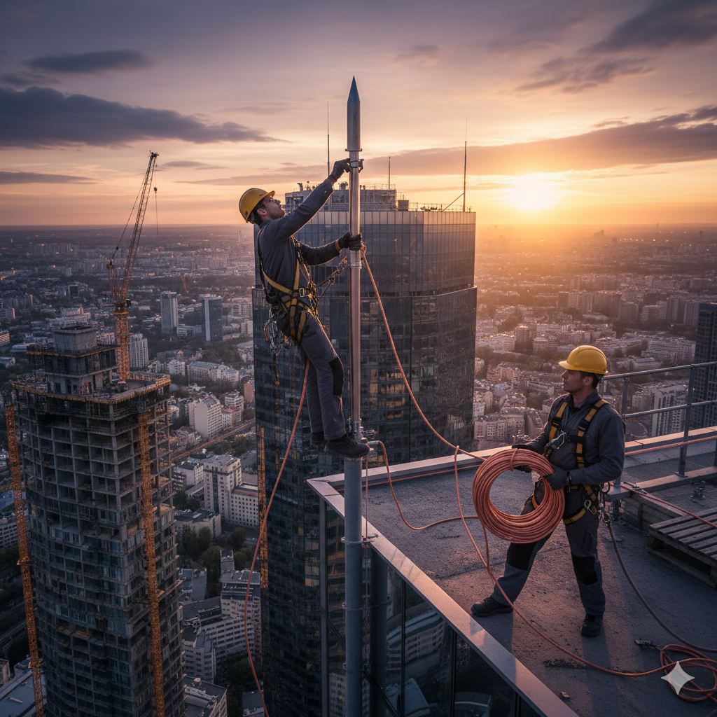 Instalación de sistema de puesta a tierra